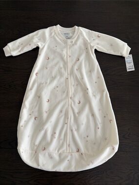 Carter's Cream Sleep Sack with Moon & Star Print (3-6M)